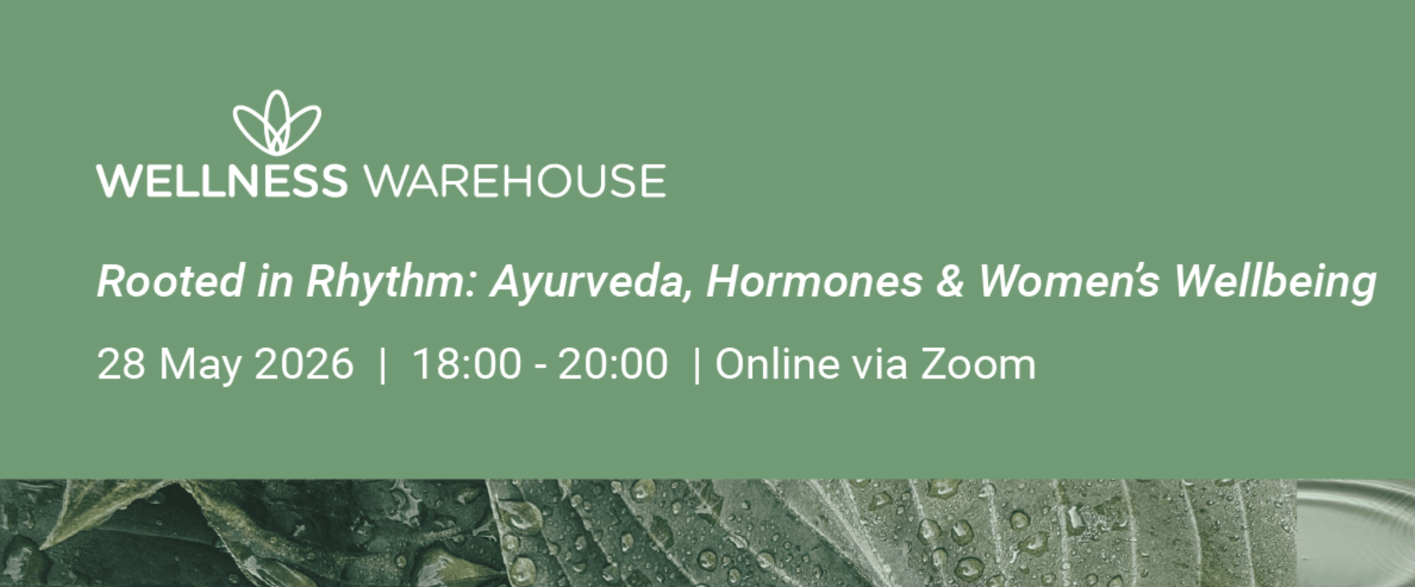 Wellness Warehouse Rooted in Rhythm Online Event