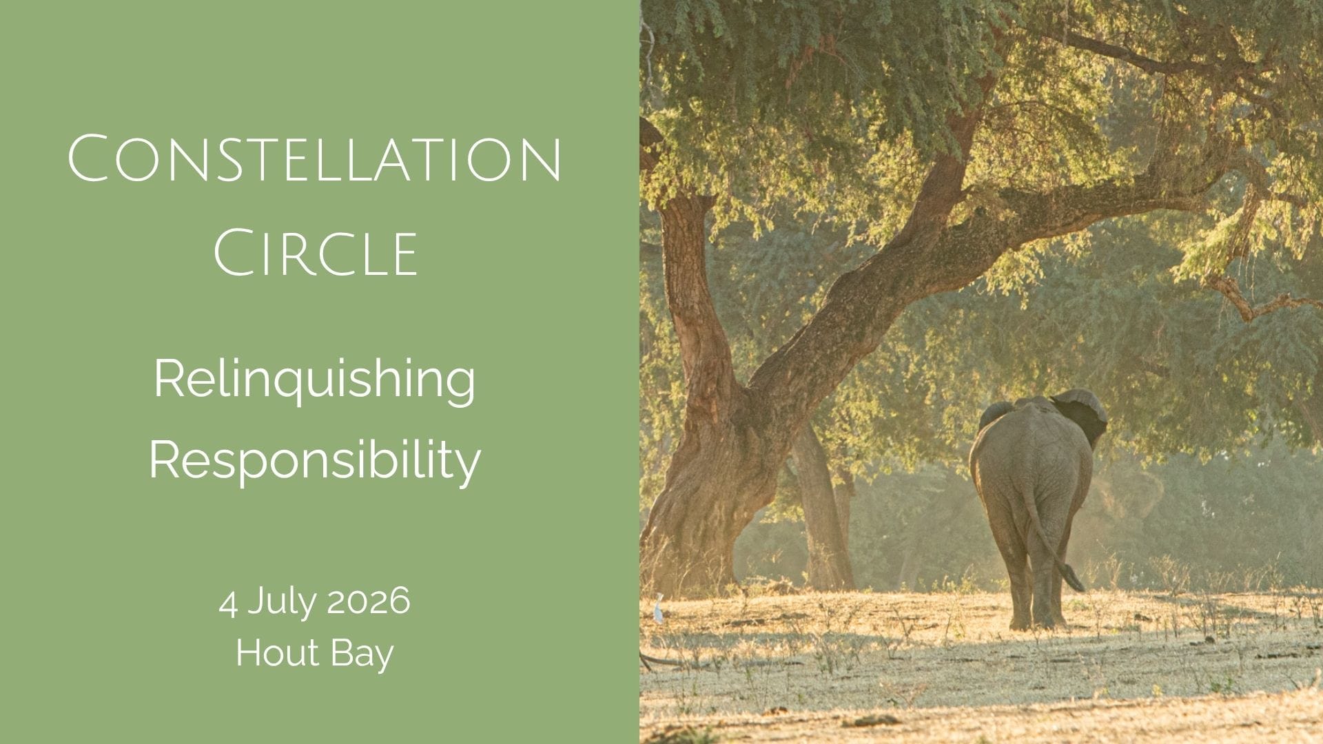Family Constellation Circle – Relinquishing Responsibility